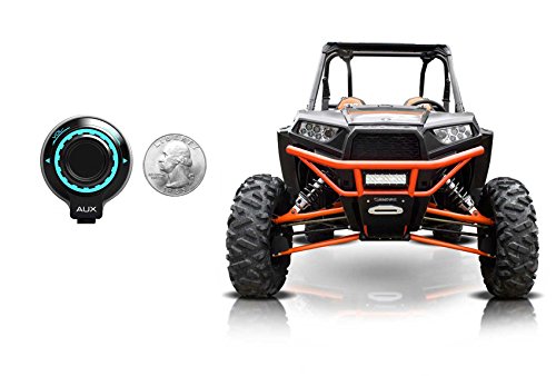 2 Rockville 8 inch Rollbar Speakers+4-ch Amp+Bluetooth Contol for ATV/UTV/RZR/Polaris