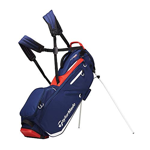 TaylorMade 2019 Flextech Stand Golf Bag, Navy/White/Red