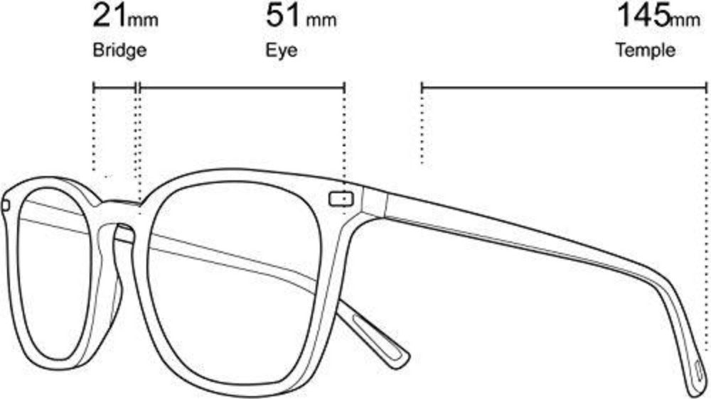 Revo Polarized Sunglasses Watson Modified Rectangle Frame 51mm, Crystal Grey Frame, SG50