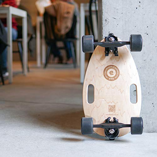 elos Skateboard Complete Lightweight- Mini Longboard Cruiser Skateboard Built for Beginners and Urban commuters