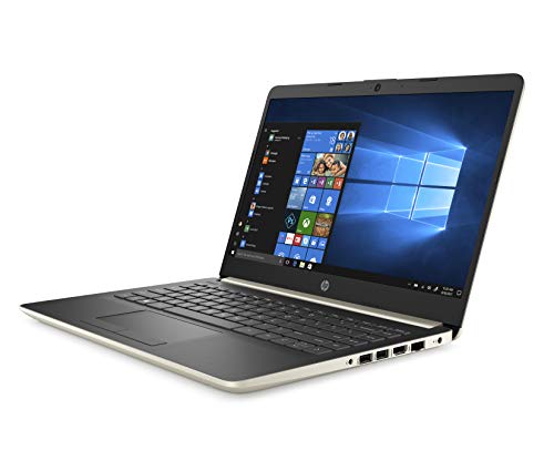 Newest HP Slim 14" HD Premium Business Laptop | AMD Ryzen 3 3200U Dual-Core up to 3.5GHz | 4GB RAM | 128GB SSD | AMD Radeon Vega 3 Graphics | USB-C | HDMI | GbE LAN | WiFi | Windows 10 | Gold