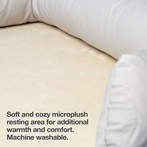 PetFusion Ultimate Dog Bed, Orthopedic Memory Foam. (XXL Sandstone, Medium Firmness, Waterproof Liner, YKK Zippers, More Breathable 35% Cotton Cover, Cert. Skin Contact Safe). 2Yr Warranty