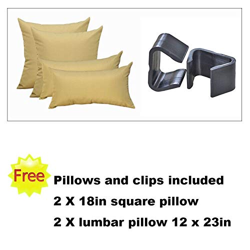 Outdoor PE Wicker Rattan Furniture Set - 9 Piece Patio Garden Sectional Sofa Chair with Olive Green Cushion