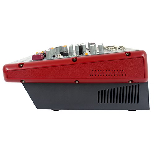 NOVIK NEO Mixer NVK 800P Usb 8 Channel Powered Bluetooth Direct MP3 Recording WAV & WMA files 1200W 1200W Peak Graphic Equalizer