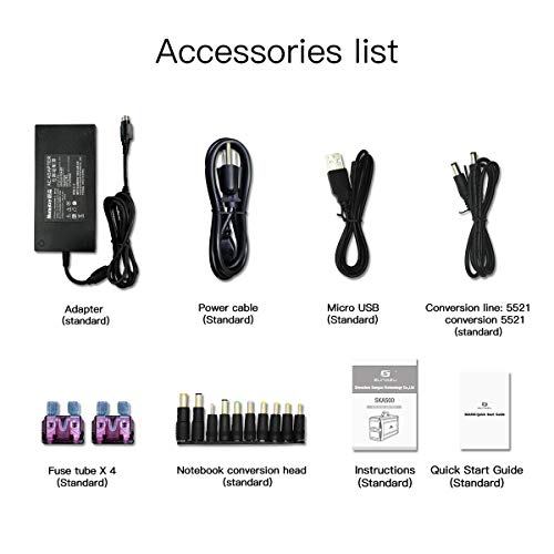 SUNGZU Portable Power Station 500W Power Supply, Generator for Outdoors Camping CPAP Power Outages Emergency (KA500)