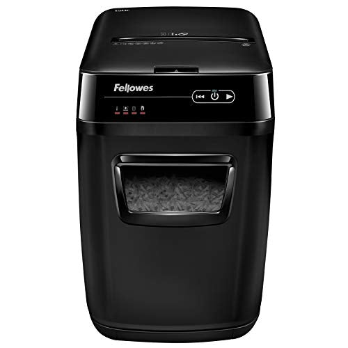 Fellowes AutoMax 150C 150-Sheet Cross-Cut Auto Feed Shredder with Jam Protection for Hands-Free Shredding (4680001)