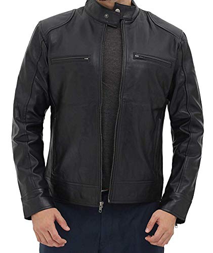 Dodge Black Leather Jacket | Re 1