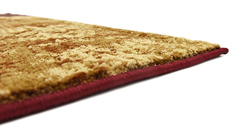 Unique Loom Barista Collection Abstract Modern Rustic Warm Beige Area Rug (9' 0 x 12' 0)