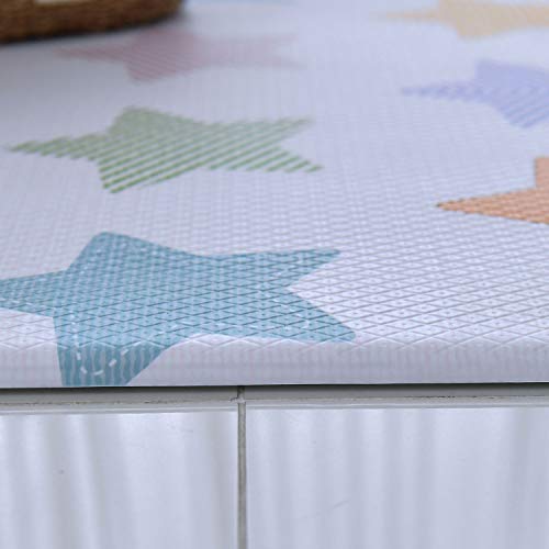 Premium Baby Play Mat - Cushion Floor Foam Mat for Infants Kids Kindergarten – Waterproof, Easy to Clean, Soft and Thick – Non Toxic, Reversible (90" x 55", Dinosaur)