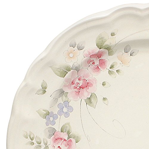 Pfaltzgraff Tea Rose 48 Piece Dinnerware Set, Service for 12