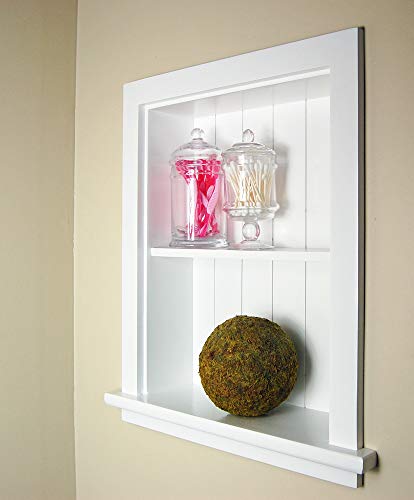 14x18 Recessed Aiden Wall Niche (w/beadboard back) by Fox Hollow Furnishings (Unfinished)