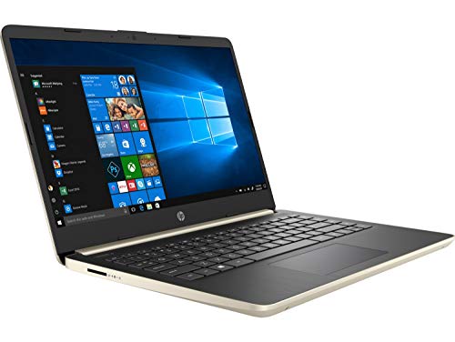 2019 Newest HP 14inch backlit Touchscreen Laptop, Intel Core i3-8145U 16GB RAM, 256GB M.2 SSD Windows 10, Pale Gold
