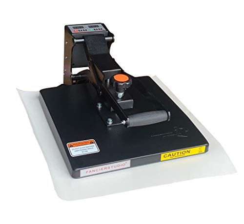 Fancierstudio Power Heat Press 15X15 Sublimation Rhinestone Heat Press T-Shirt Heat Press New Model FS15x15A RB