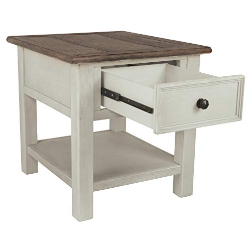 Signature Design by Ashley Bolanburg Rectangular End Table Two-tone