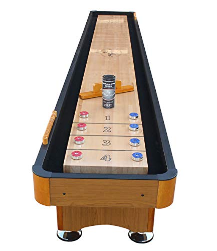 Playcraft Woodbridge 16' Honey Oak Shuffleboard Table