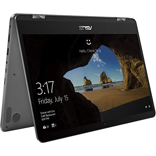 2019 ASUS Zen-Book Flip 14" FHD Touchscreen 2-in-1 Laptop Computer, 8th Gen Intel Quad-Core i7-8550U Win-10 Pro
