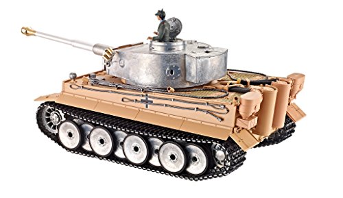 2.4Ghz Digital Remote Control 1/16 German Tiger 1 Advance Metal Upgrade Tank w/Sound & Smoke