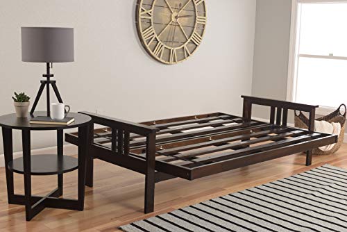 Kodiak Furniture Monterey Espresso Futon Set, No Drawers, Peter's Cabin Mattress