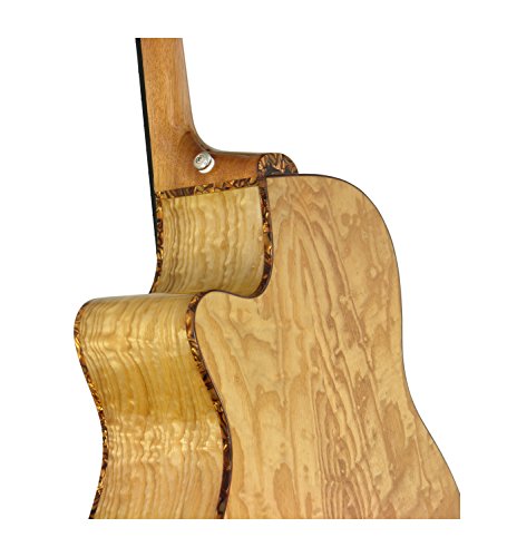 Dean Exotica Quilt Ash Acoustic-Electric 12 String Guitar, Gloss Natural
