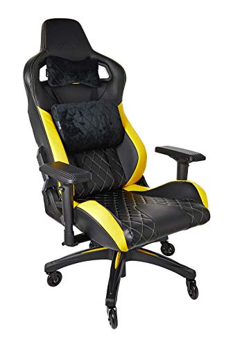CORSAIR CF-9010015 WW T1 Gaming Chair Racing Design, Black/Yellow