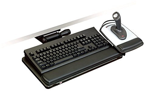 3M Keyboard Tray, Just Lift To Adjust Height And Tilt, Mouse Platform Include Gel Wrist Rest And Precise Mouse Pad, (AKT150LE)