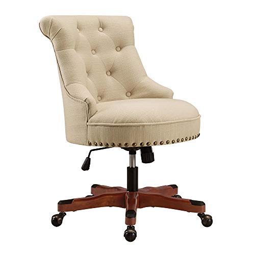Linon Pamela Office Chair Grey