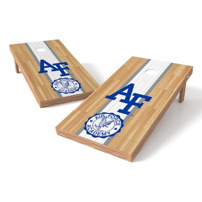 Wild Sports NCAA College Seton Hall Pirates 2' x 4' Hardwood Authentic Cornhole Game Set