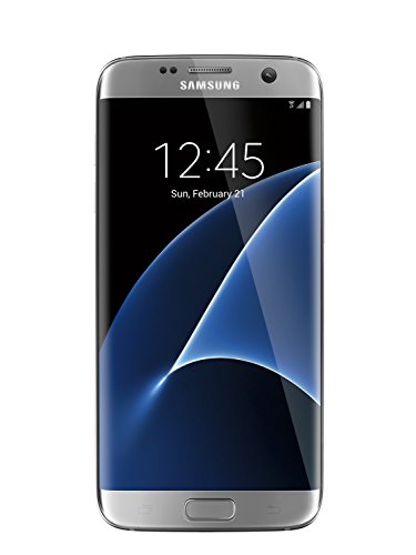 Samsung Galaxy S7 Edge unlocked smartphone, 32 GB Silver (US Warranty - Model SM-G935UZSAXAA)