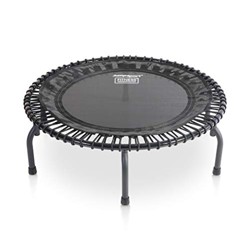 JumpSport 430 44-Inch In-Home Rebounder Fitness Trampoline with Long-Lasting Premium Bungees and Included Workout DVDs