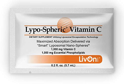 Lypo–Spheric Vitamin C 12 360 Packets 1,000mg Essential Phospholipids Liposome Encapsulated For Improved Absorption 100% Non–GMO