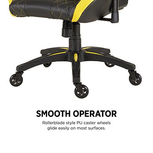 CORSAIR CF-9010015 WW T1 Gaming Chair Racing Design, Black/Yellow
