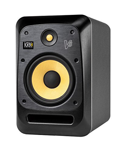 KRK V8 Series 4 8" 2-Way Powered Studio Reference Monitor, Black