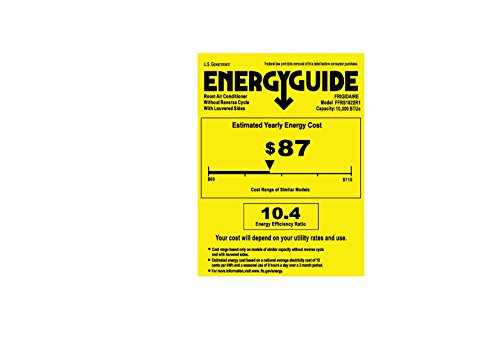 Frigidaire FFRS1022R1 10000 BTU 115-volt Slider/Casement Room Air Conditioner with Full-Function Remote Control