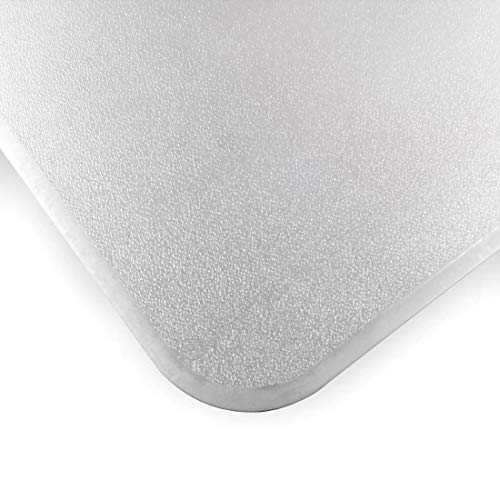 AmazonBasics Polycarbonate Heavy Duty Chair Mat for Carpets & Hard Floors - 46" x 60"