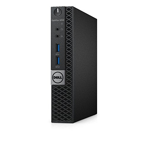 2018 Dell OptiPlex 5050 Micro Form Factor Business Desktop Computer, Intel Quad-Core i5-7500T up to 3.30GHz, 8GB DDR4 RAM, 128GB SSD, HDMI, USB 3.0, KB & Mouse, Only 2.6 Lb, Windows 10 Professional