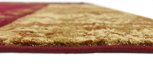 Unique Loom Barista Collection Abstract Modern Rustic Warm Beige Area Rug (9' 0 x 12' 0)