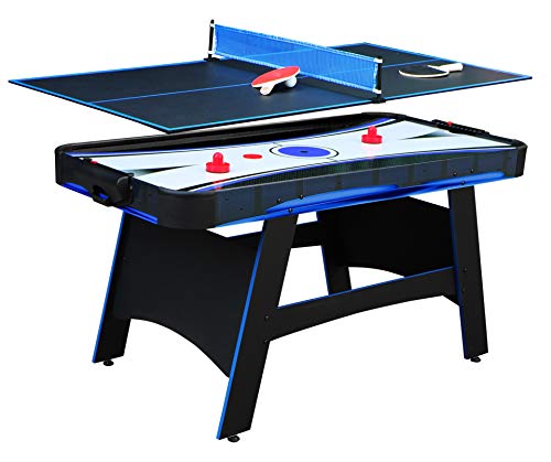 Hathaway Bandit 5' AIR Hockey Table, 60" L x 30" W x 31.5" H, Black