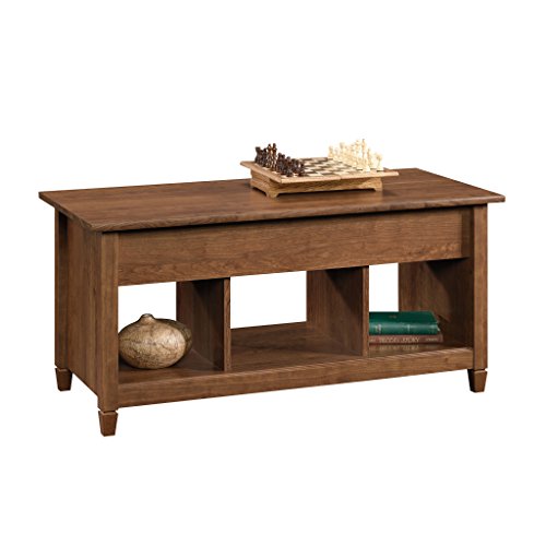 Sauder Edge Water Coffee Table, Auburn Cherry finish