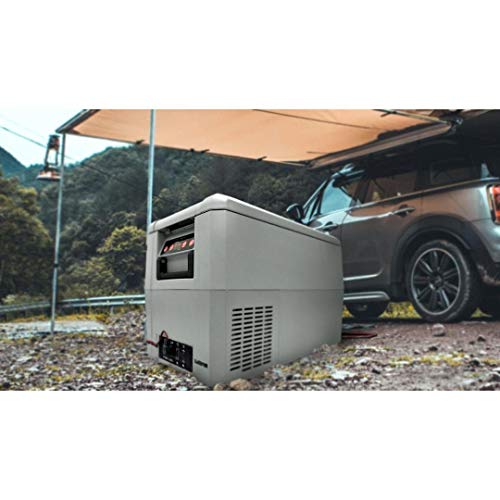 Whynter FMC-350XP 34 Quart Compact Portable Refrigerator, AC 110V/ DC 12V True Freezer for Car, Home, Camping, RV-8°F to 50°F, Gray