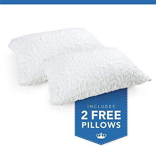 12" Cooling Gel Memory Foam Mattress and Free Pillows (Medium Firm - RV King 72x80)