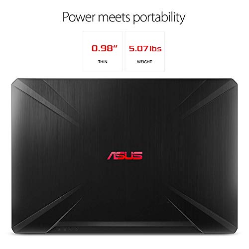 2019 ASUS TUF 15.6" FHD High Performance Gaming Laptop, Intel 6-Core i7-8750H Up To 3.9GHz, 12GB RAM, 128GB SSD Win-10