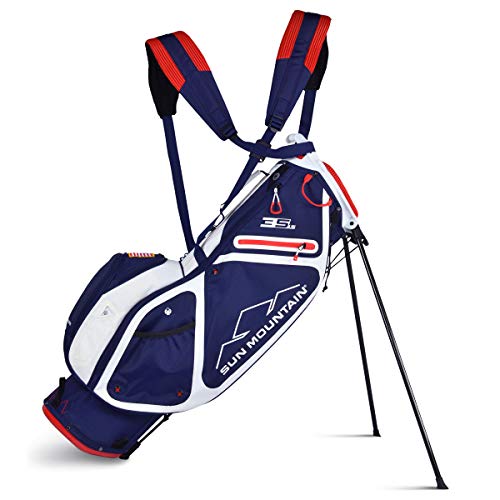 Sun Mountain 2019 3.5 Ls Stand Bag - Navy-White-Red
