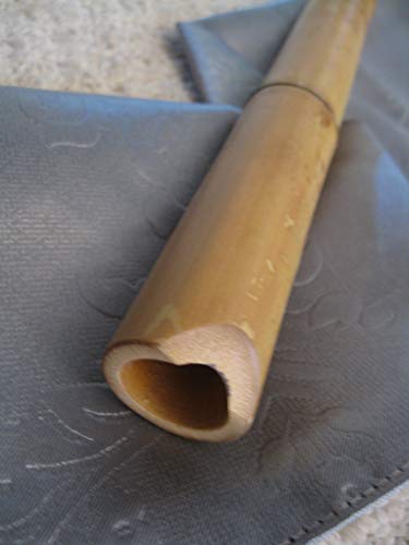 1.8 Pentatonic Shakuhachi w. Root End 5 Holes, natural shakuhachi style mouthpiece - Matake bamboo Zen Instrument