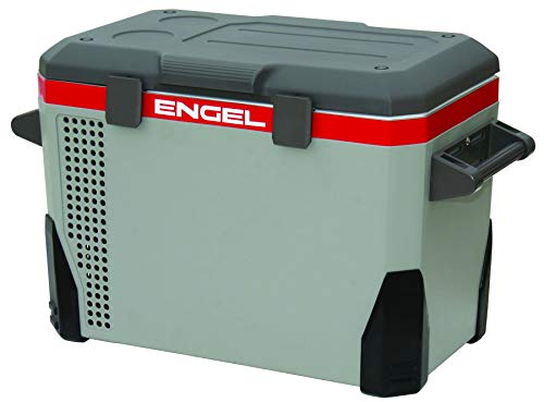 ENGEL MR040F-U1 40 Qt AC/DC Portable Tri-Voltage Fridge/Freezer w/ABS Plastic Shell, Grey