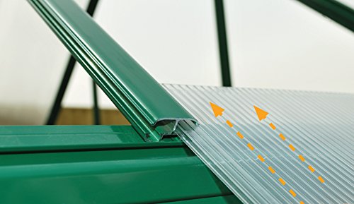 Palram Balance Hobby Greenhouse, 8' x 20', Green