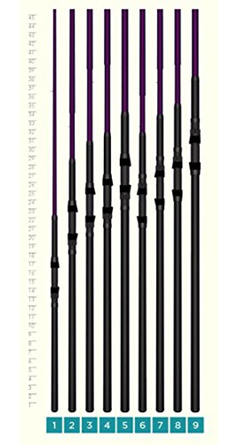 St. Croix MSS110MHMF2 Mojo Surf 2-Piece Graphite Saltwater Spinning Fishing Rod with X-Wrap Handle, 11-feet