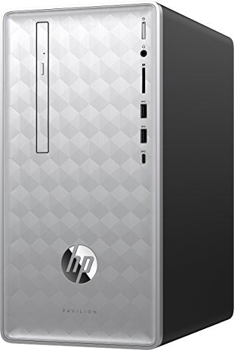 2018 HP PC - Pavilion Desktop - Intel 8th Generation Core i5-8400 - 12GB Memory - 1TB Hard Drive Win- 10 Natural Silver