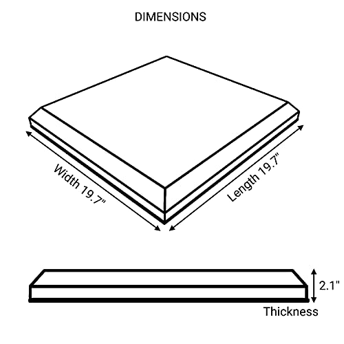 (4 Pack) — Sound Absorption-Diffuse Acoustic Panel «Skyross» | 19.7''x19.7''x2.1" | Absorption - Diffusion - Reflection - Soundproofing - Insulation | Wood laminated: (Wenge)