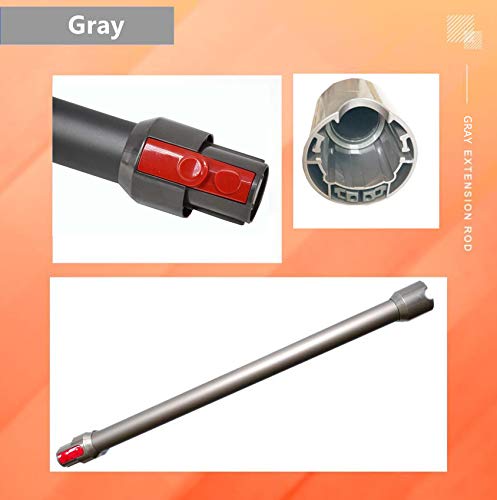 Kvatar Black Extension Wand Replacement fit for Dyson V7 V8 V10 V11 Handheld Cordless Stick Vacuum Cleaner,Part No. 967477-09,Quick Release Extension Tube Iron (Dark Gray)