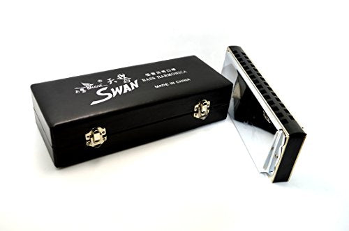 BASS Harmonica, Swan, 29 holes, professional harmonica, WBS